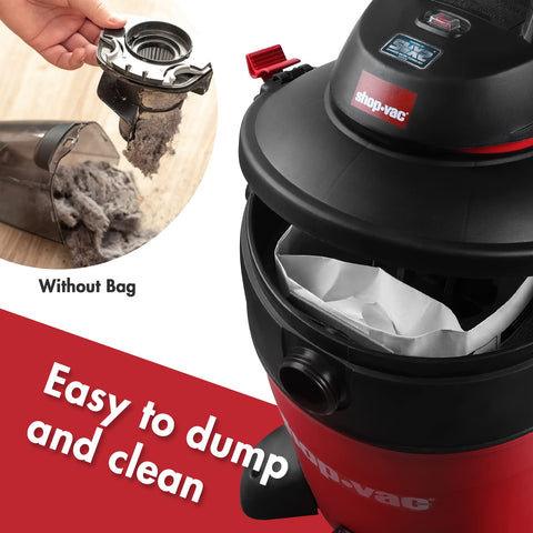Shop-Vac 90662 ideal for drywall and cement dust cleanup.