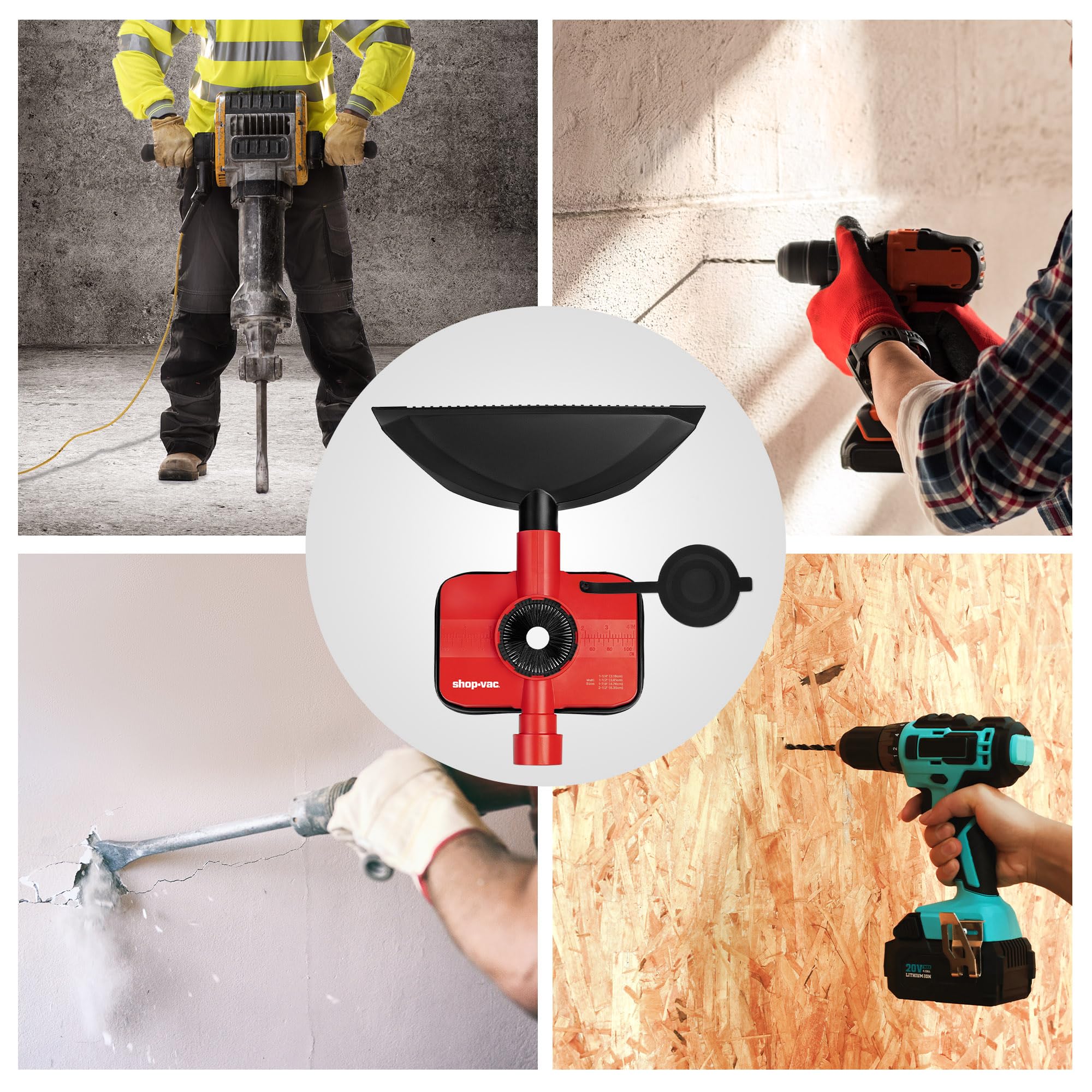Shop-Vac dust collection attachment easy to install and set up