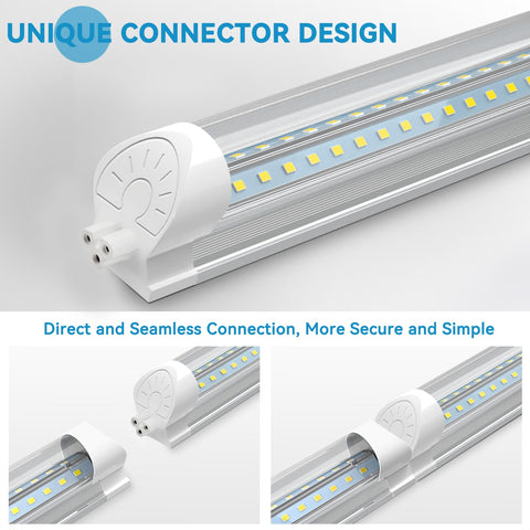 ShopLED aluminum shell highlights heat dissipation for longer life.