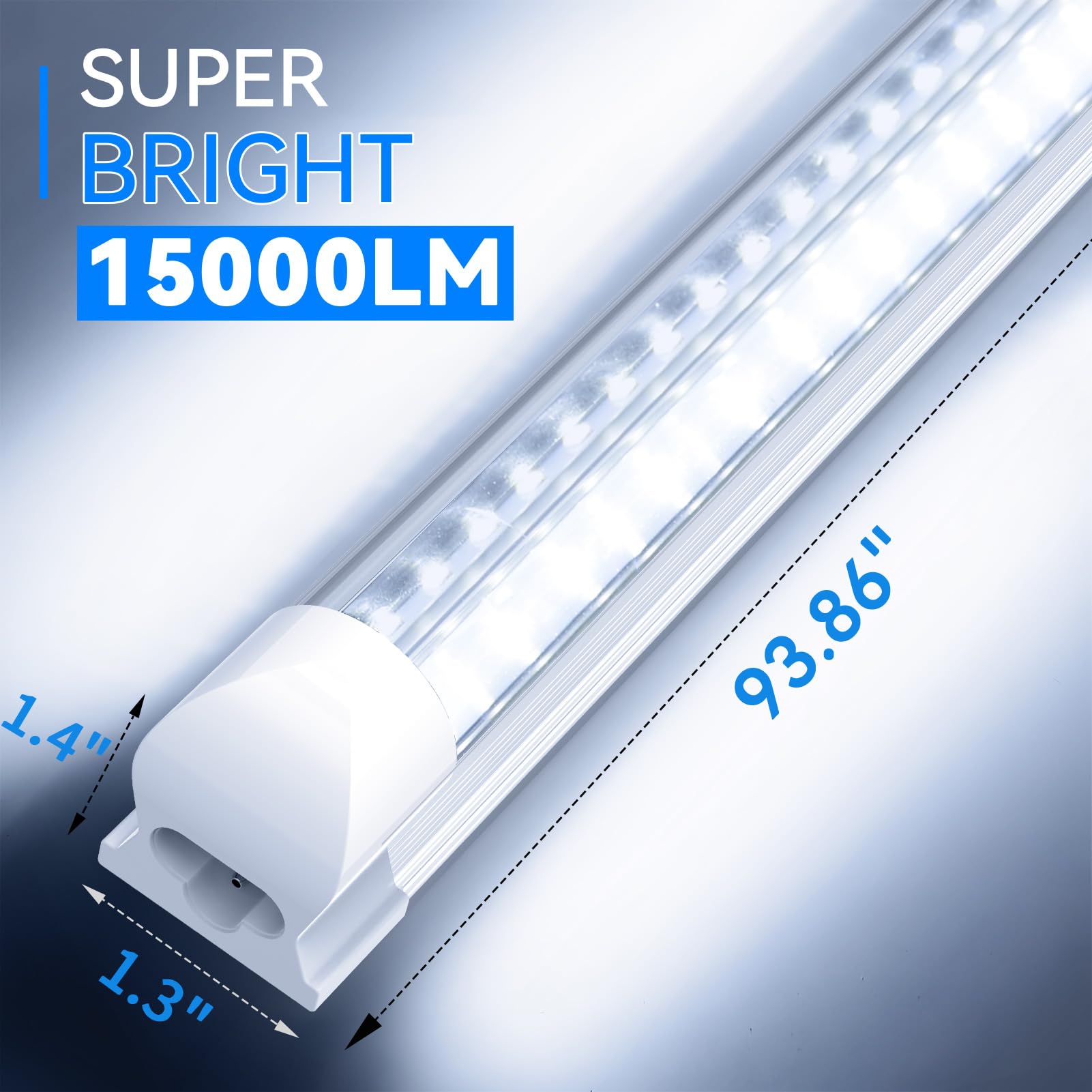 ShopLED shop light thrives in extreme temperatures from cold to hot.
