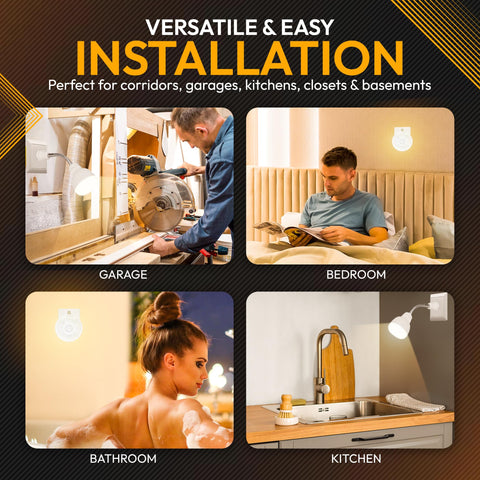 ShopN5 bedside night light provides safe, low-glow visibility at night.