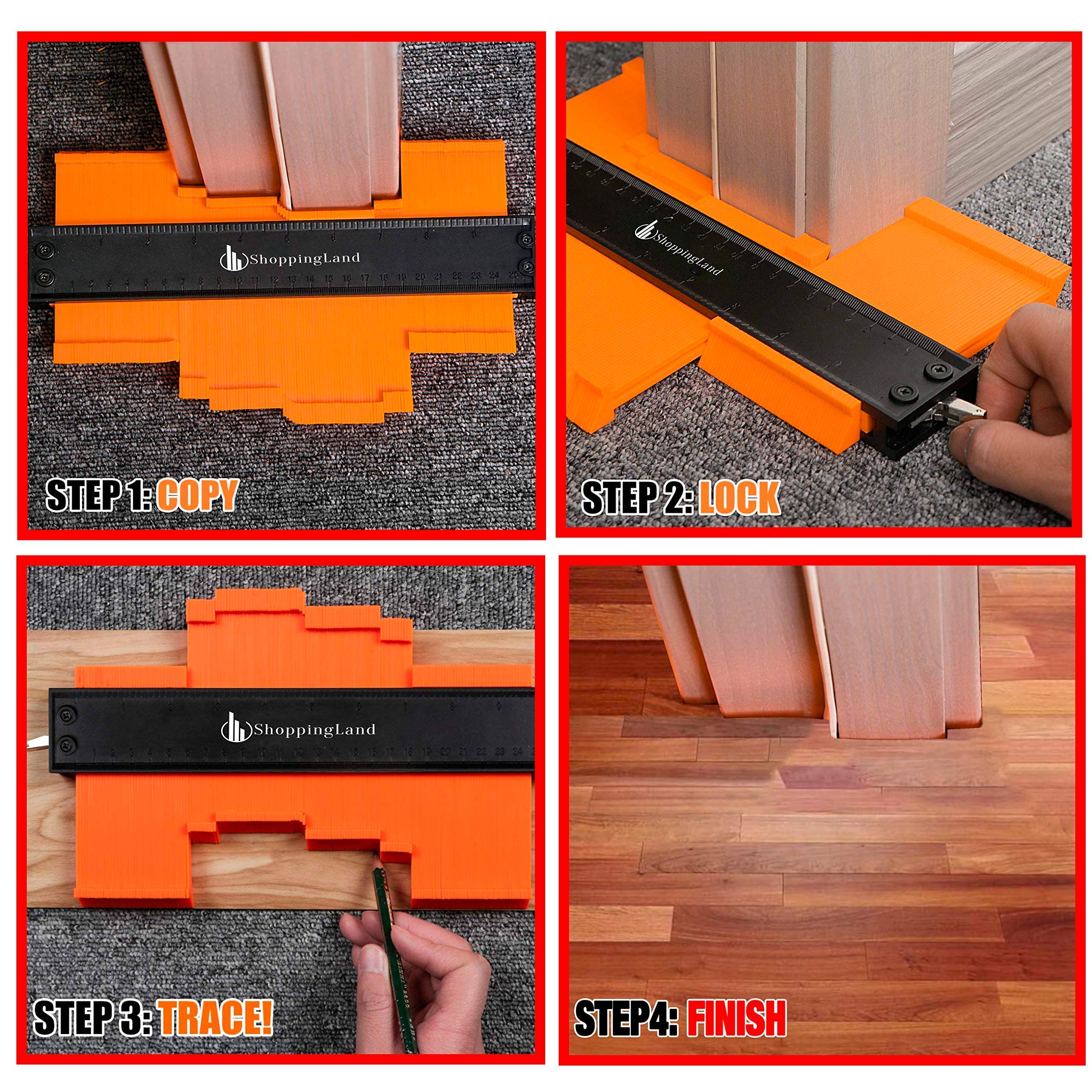 ShoppingLand SuperGauge metal locking system preserves copied shapes
