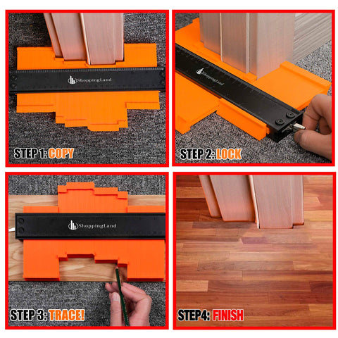 ShoppingLand SuperGauge metal locking system preserves copied shapes