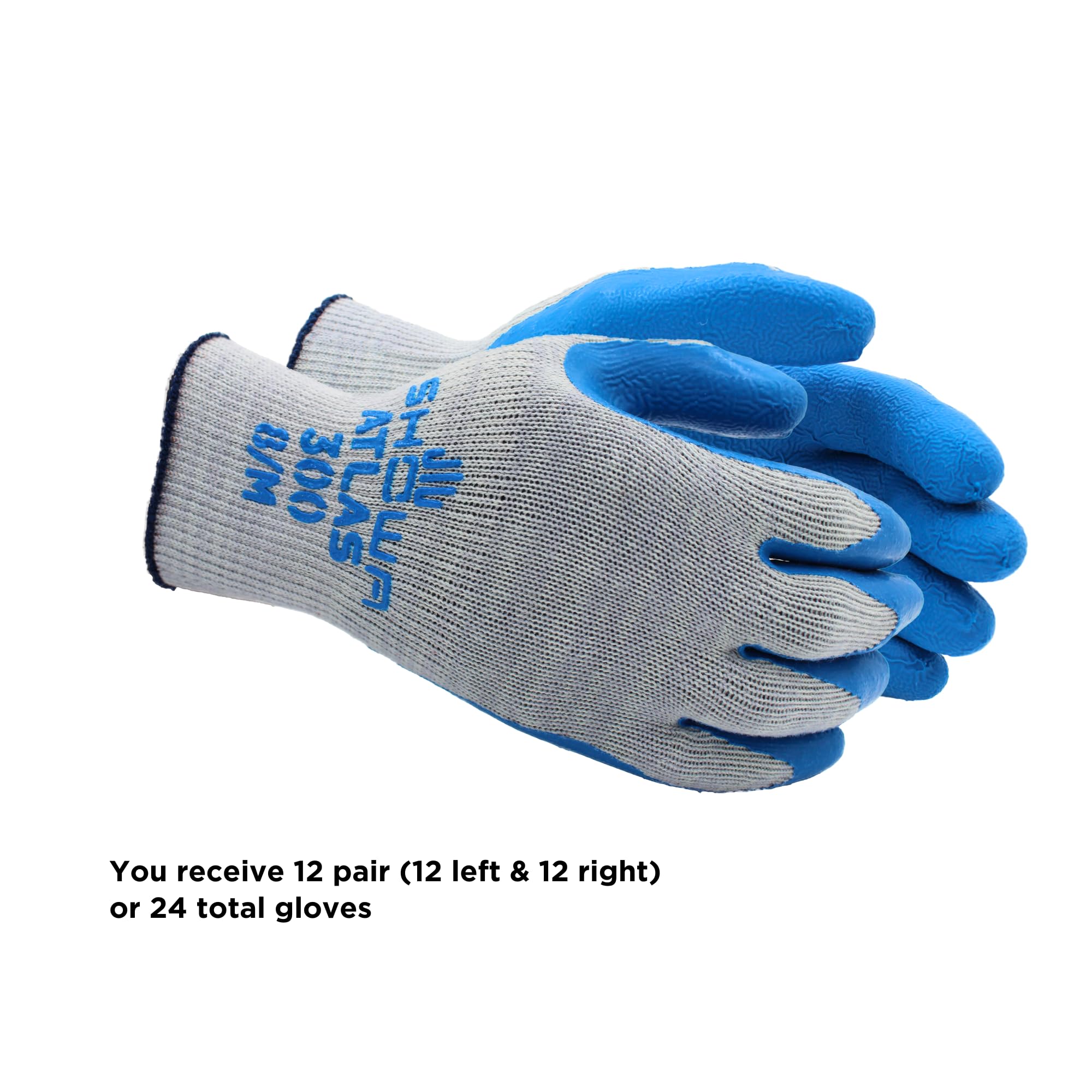 SHOWA Atlas 300 open-back breathable design keeps hands cool during work.