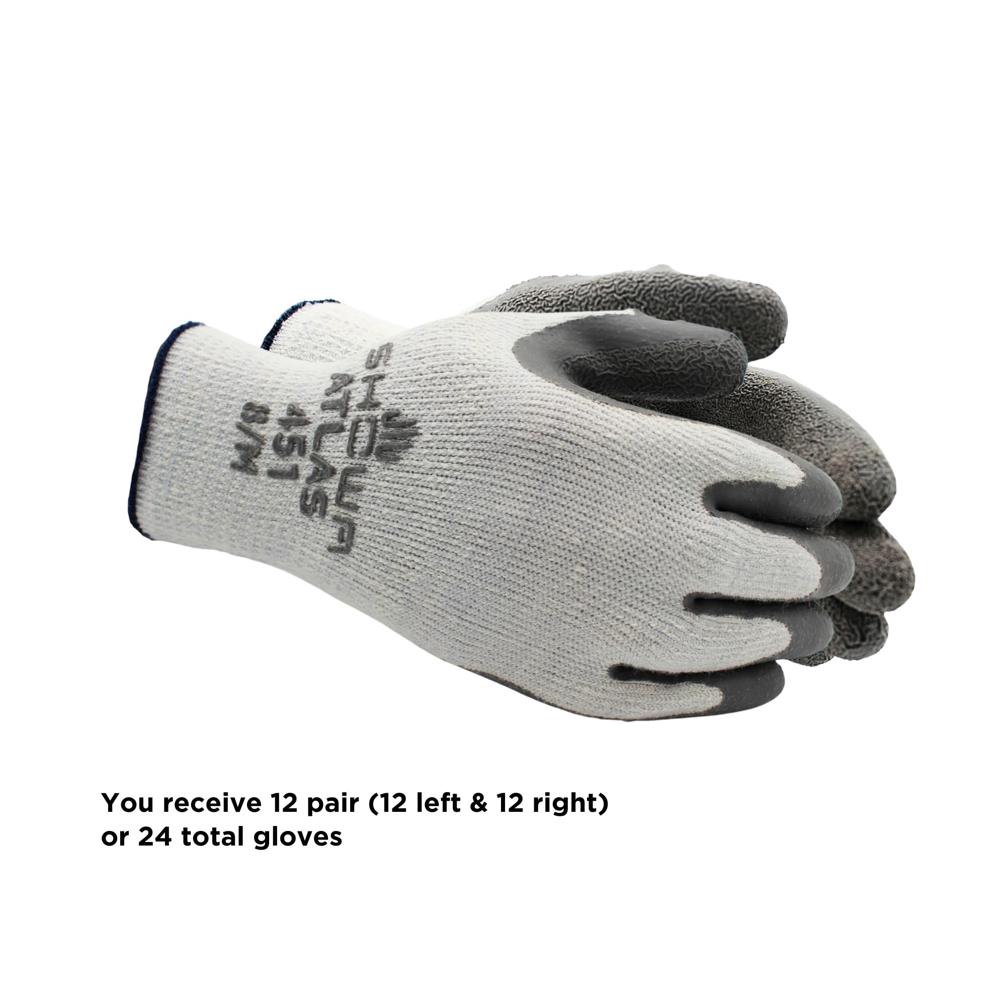 SHOWA Atlas 451 acrylic liner provides soft warmth with abrasion resistance