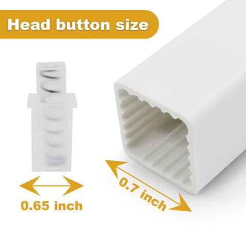 Showingo towel bar with spring-loaded ends supports quick towel changes.