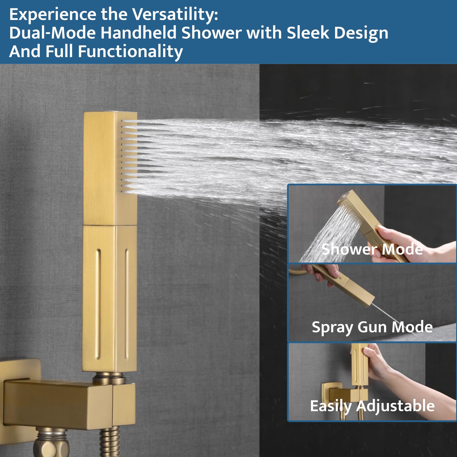 SHOYELA push-button diverter valve ensures slip-resistant mode switching