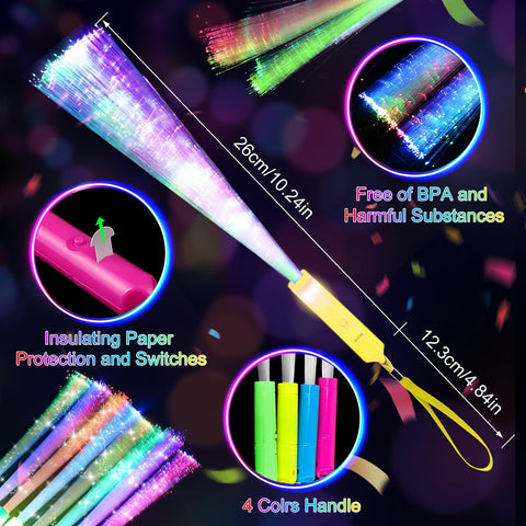 SHQDD battery-powered wands offer long glow time