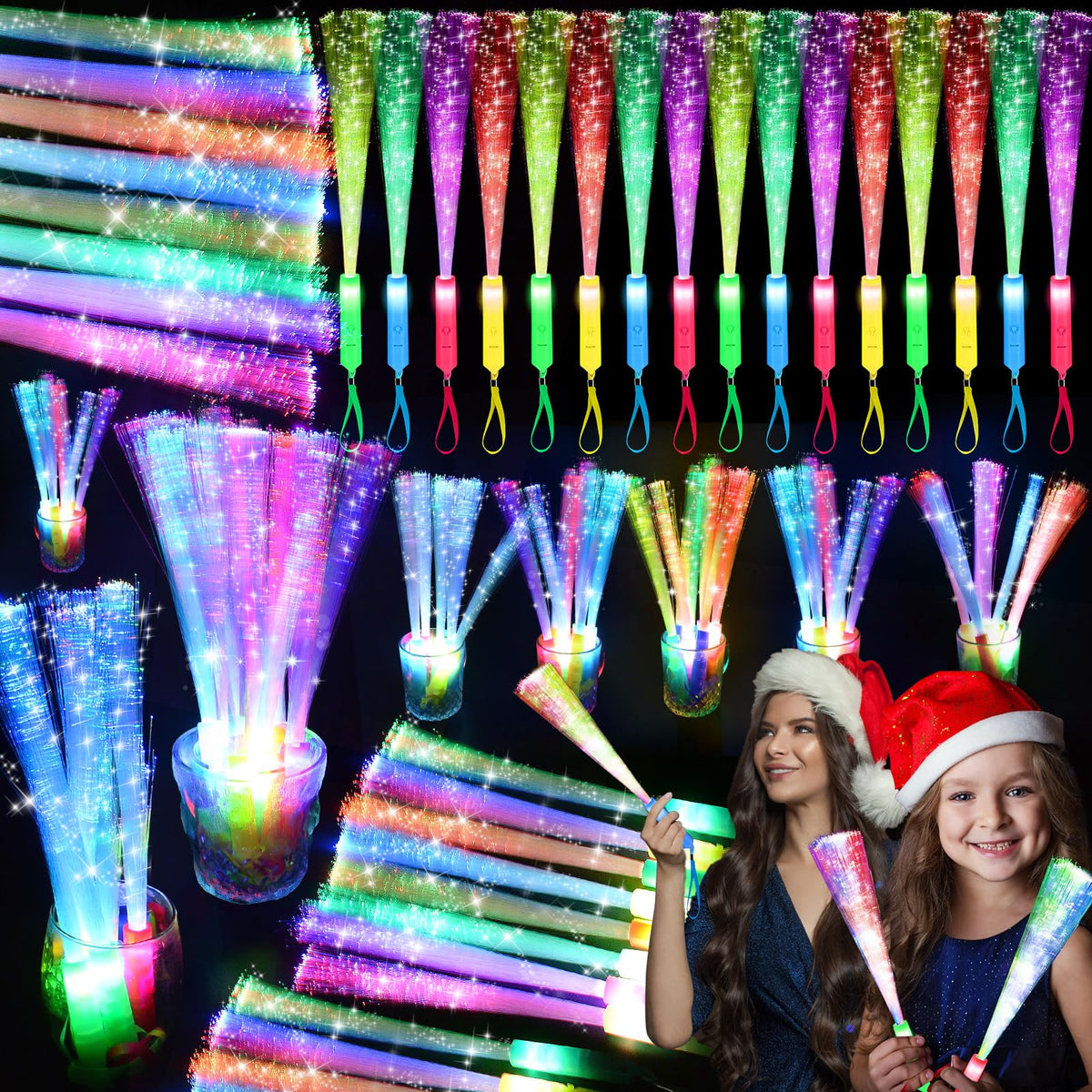 SHQDD glow sticks bulk pack lights up parties with bright colors
