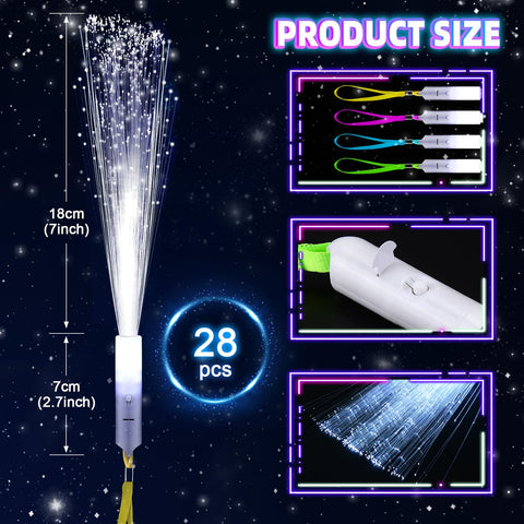 SHQDD glow wand offers long-lasting power for all-night events.