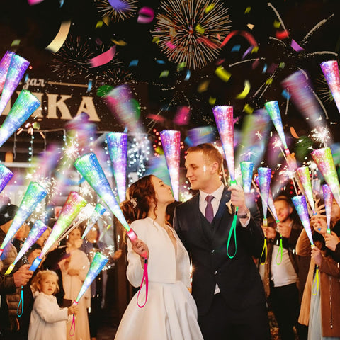 SHQDD LED light wand with flashing modes for weddings and events