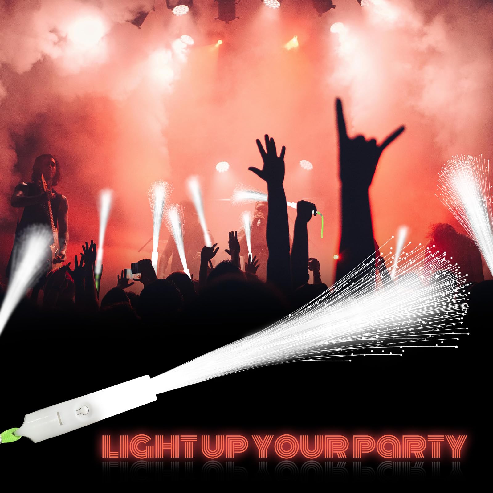 SHQDD glow wand enhances nighttime events with bright visibility.