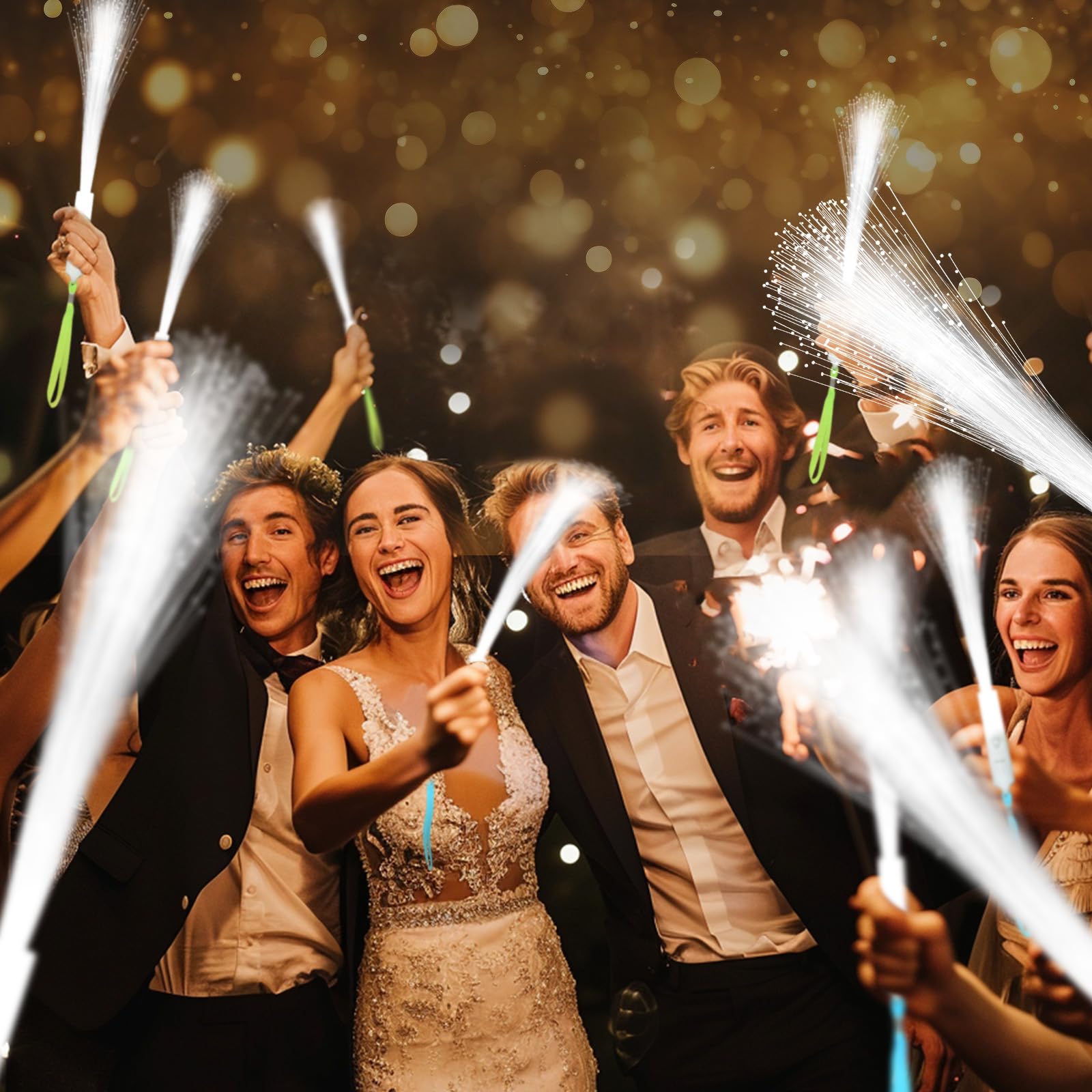 SHQDD glow wand with three flash modes for vibrant event photos