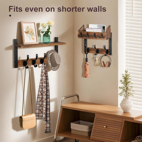 SHTALHST 11-hooks coat rack offers versatile storage for outfits