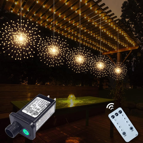 SHUKAN starburst sphere lights assembly for bright ambient decor