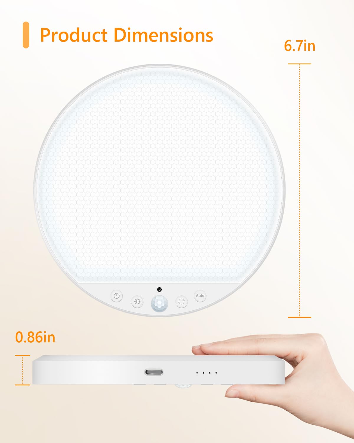 ShunFSC battery-powered light ideal for multi-room use with reliable performance.