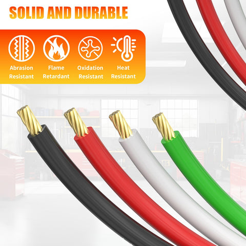 SHUNLEE 8AWG green ground conductor for dependable grounding in installations.
