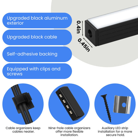SHUNLEE acoustic panel lighting installation with clips and screws ensures secure mounting.