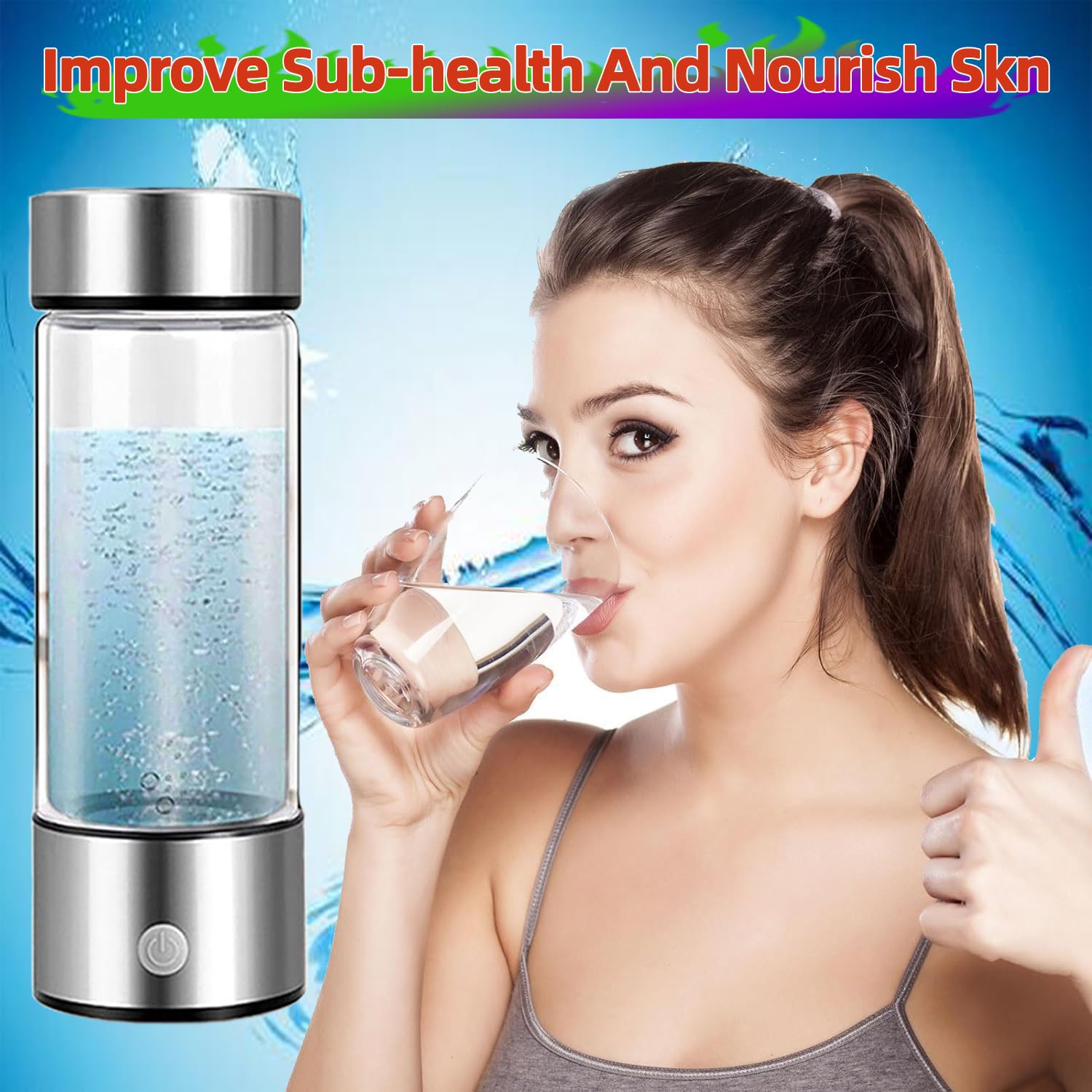 Shunrenful hydrogen bottle slip-proof base ensures stability