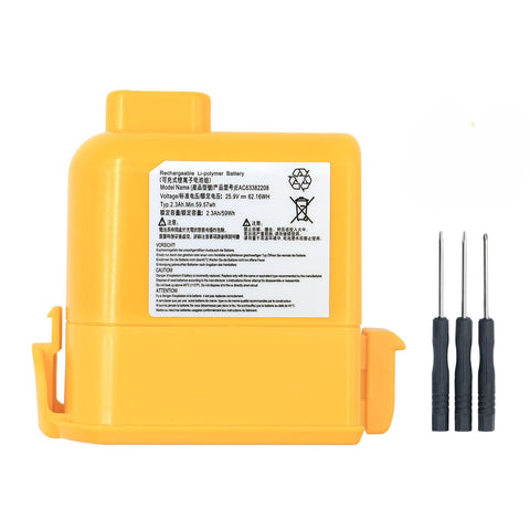 SHUO.Z.B LG CordZero A9 battery pack ready for replacement, extending runtime
