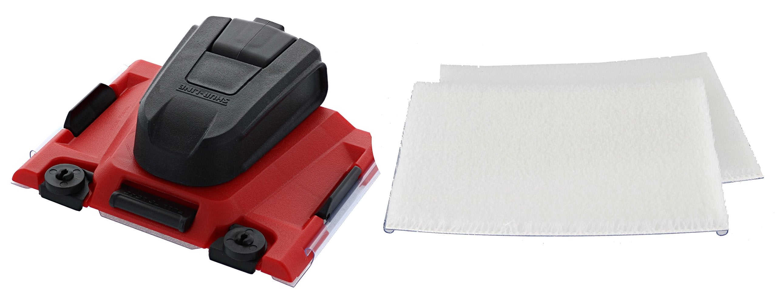 SHUR-LINE Paint Edger Pro front view for crisp baseboard lines