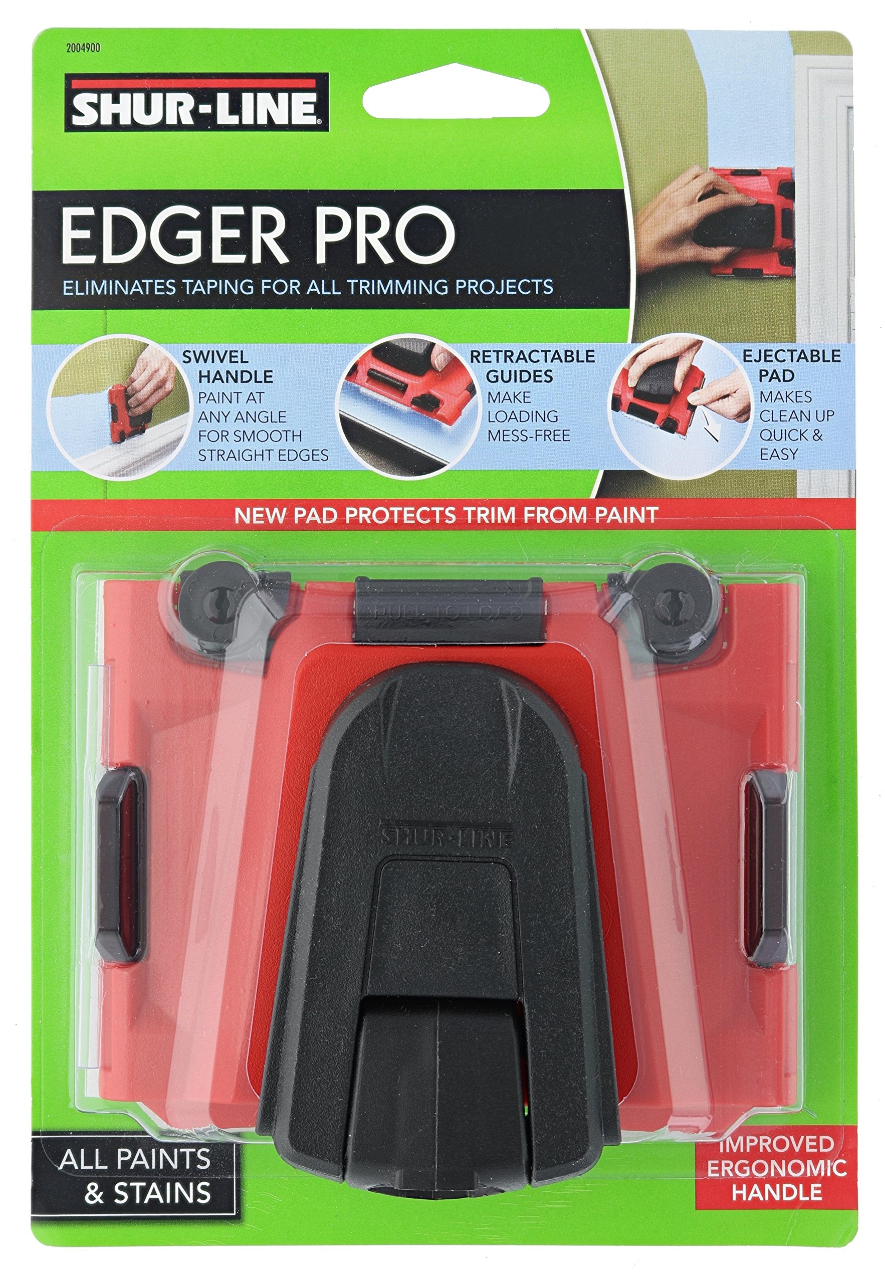 SHUR-LINE Edger Pro side view shows compact, agile edging near corners