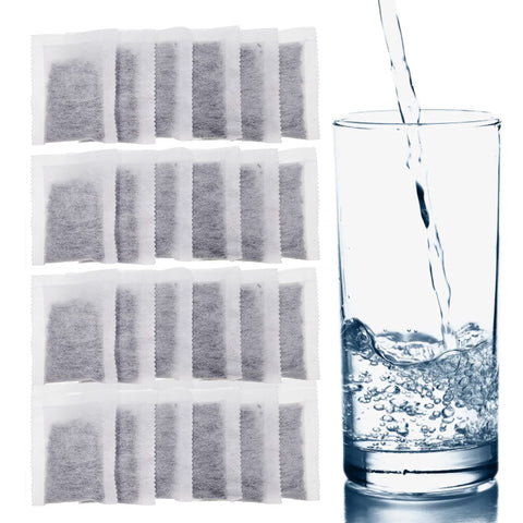 Coconut shell activated charcoal sachets by ShuRex for purer water taste.