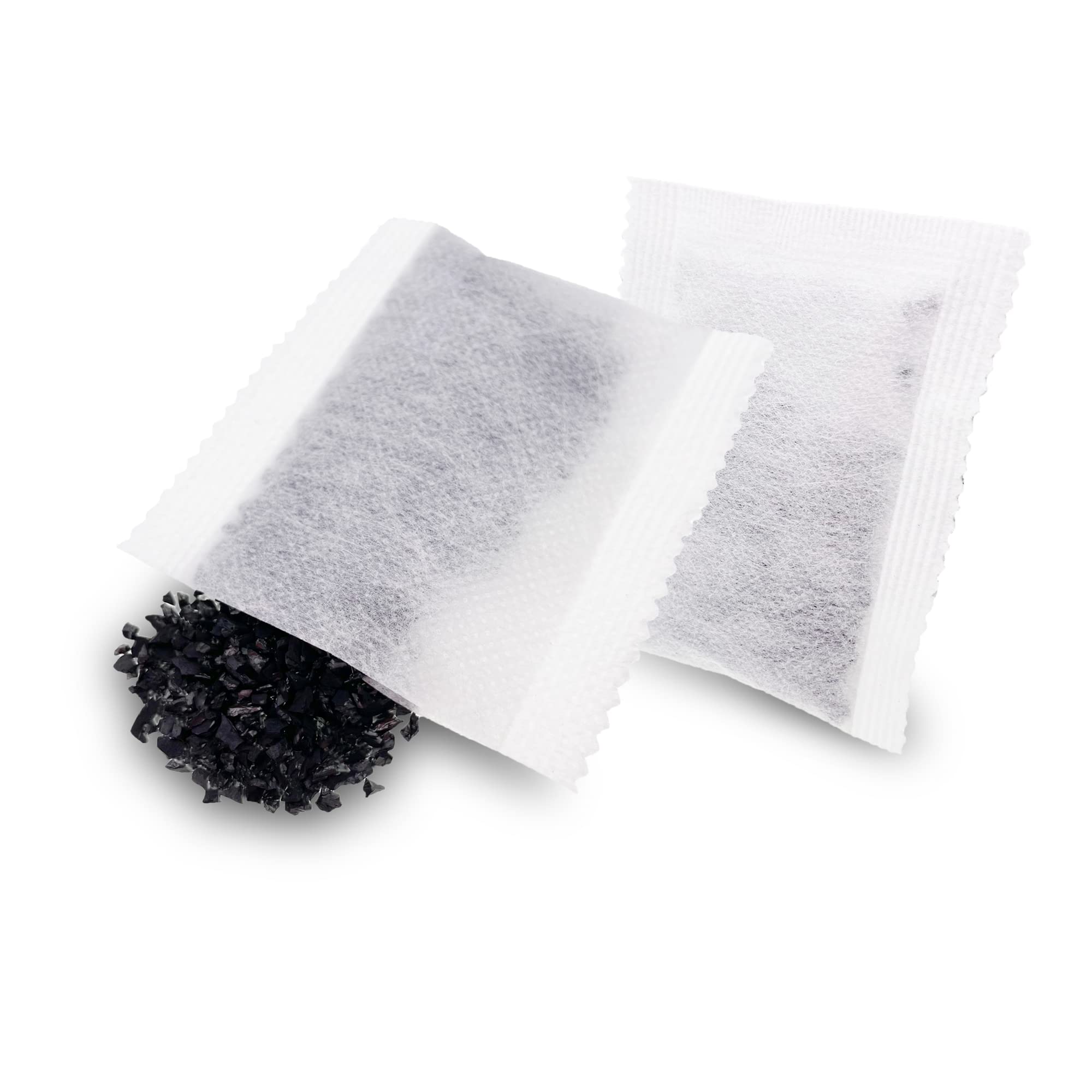 Megahome-compatible ShuRex distiller filter sachets in use.