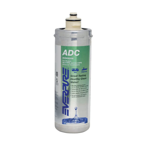 SHURFLO EverPure EV959201 ADC quick-change cartridge for cleaner-tasting water and beverages.