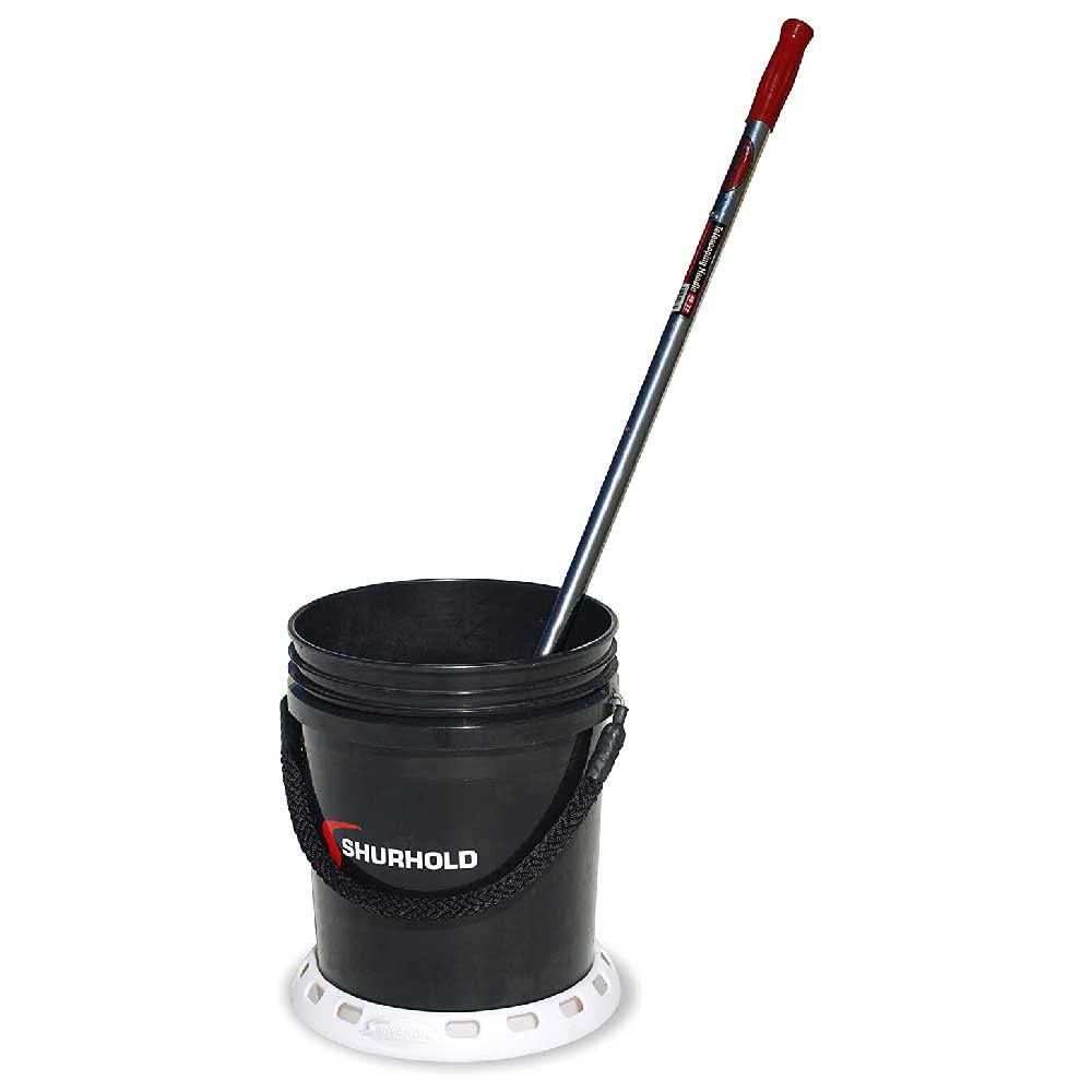 Shurhold Bucket Base floats if dropped overboard for easy recovery.