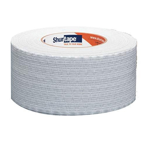 Shurtape MB 100CT tape seam on a metal panel for airtight sealing.