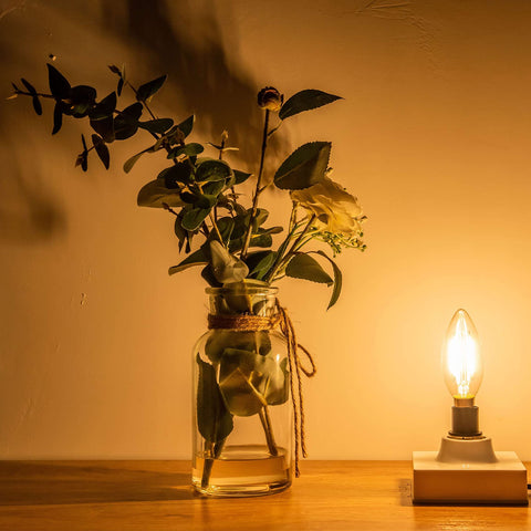 SHUWDKAR vintage candle design enhances chandelier and wall light aesthetics.
