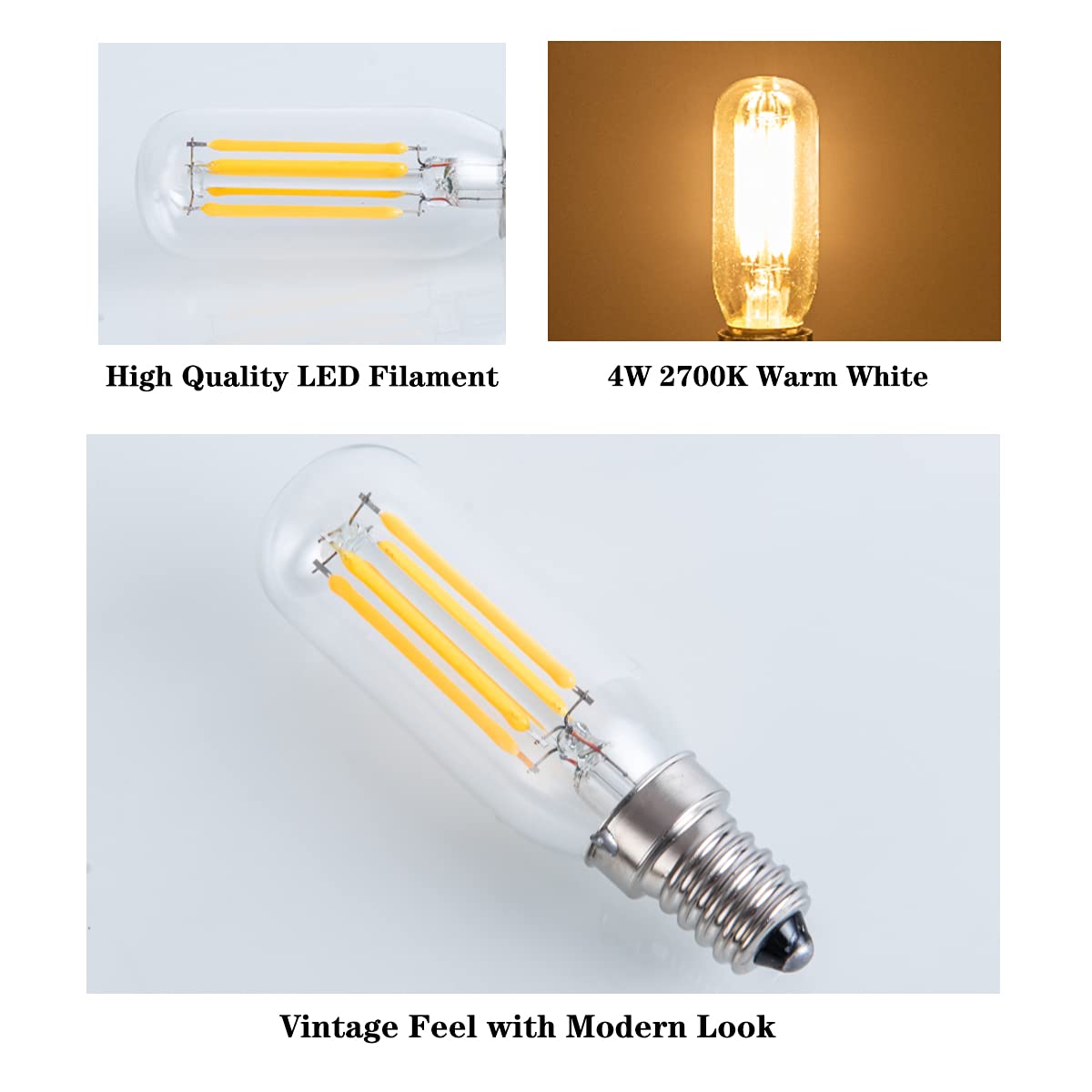 SHUWDKAR E14 LED bulb long-lasting up to 25,000 hours for low maintenance