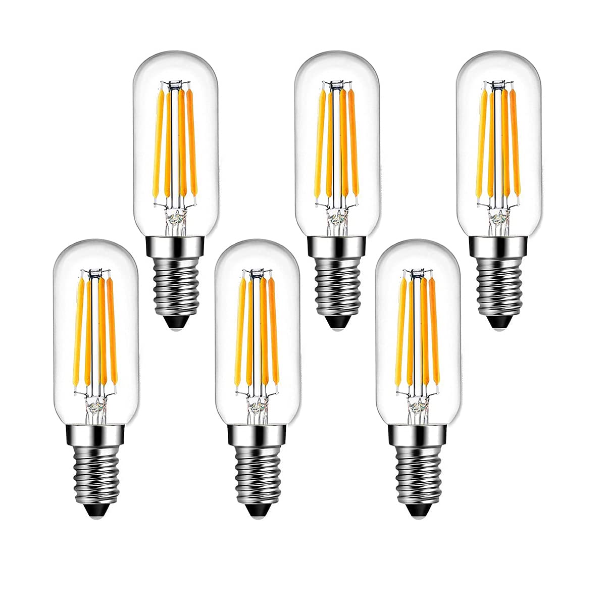 SHUWDKAR E14 LED bulb warm white 2700K for chandeliers and fixtures