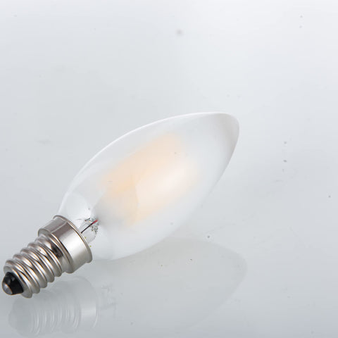 SHUWDKAR easy-install E12 base fits chandeliers, sconces, and pendants.