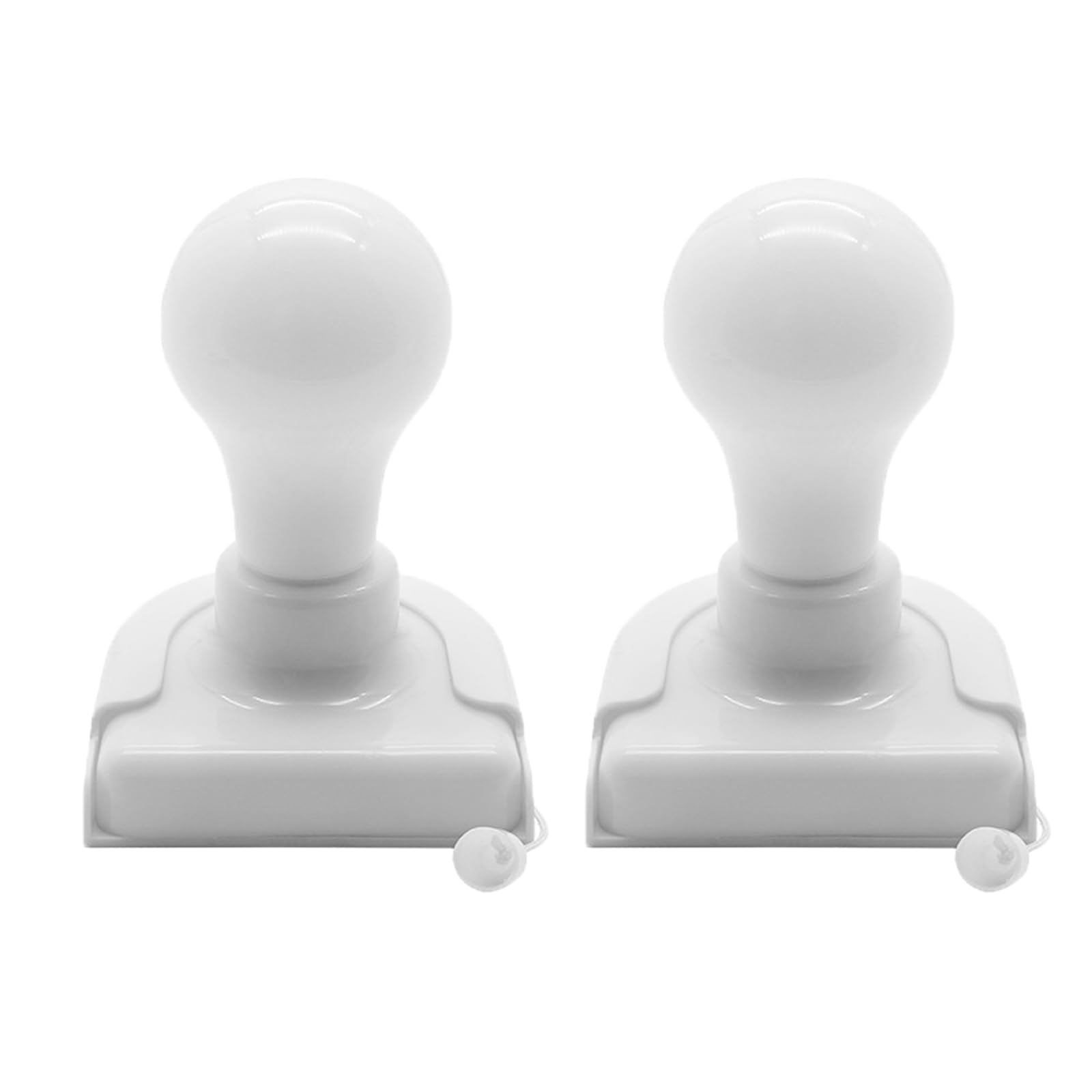 Shuwea stick-up light bulb with adhesive for quick, tool-free wall mounting.