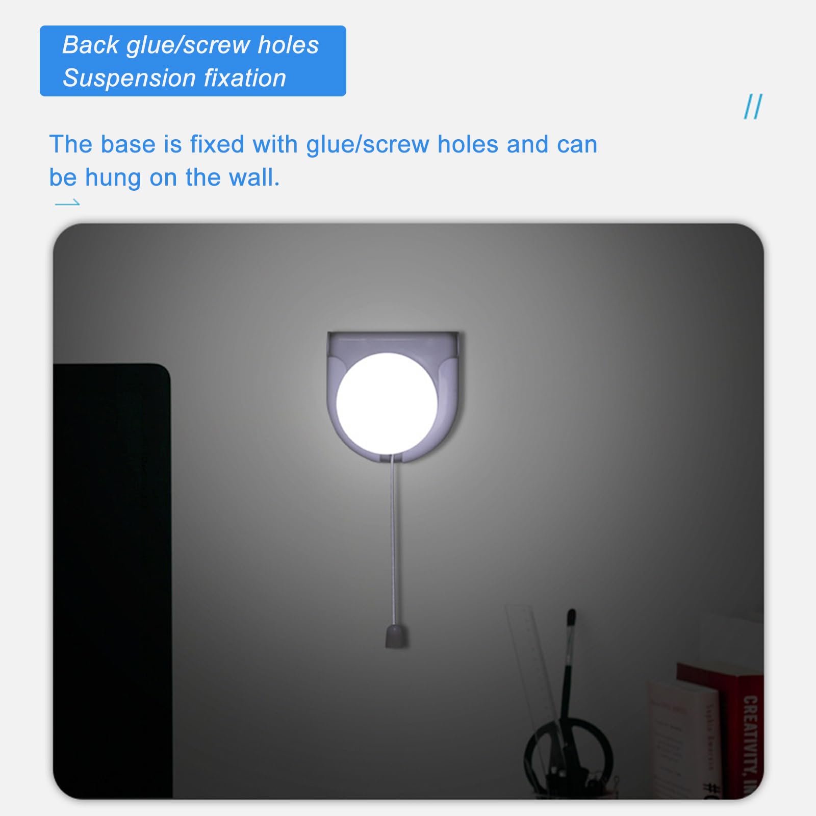 Shuwea in-closet setup shows organized storage illumination.