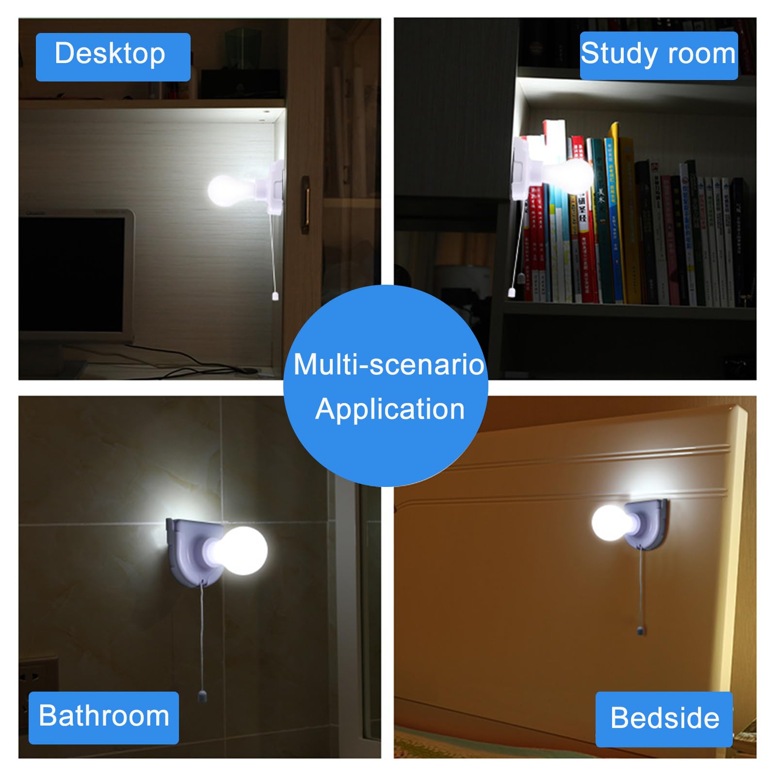 Shuwea LED beads close-up highlighting sharp, flicker-free white light.