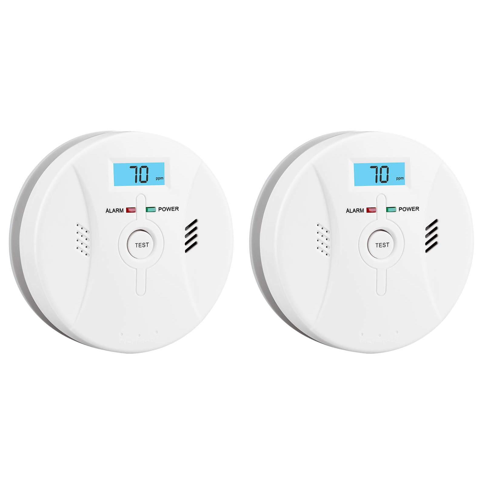 SHYEEH CDR-803 2-in-1 smoke and CO detector in a home setting