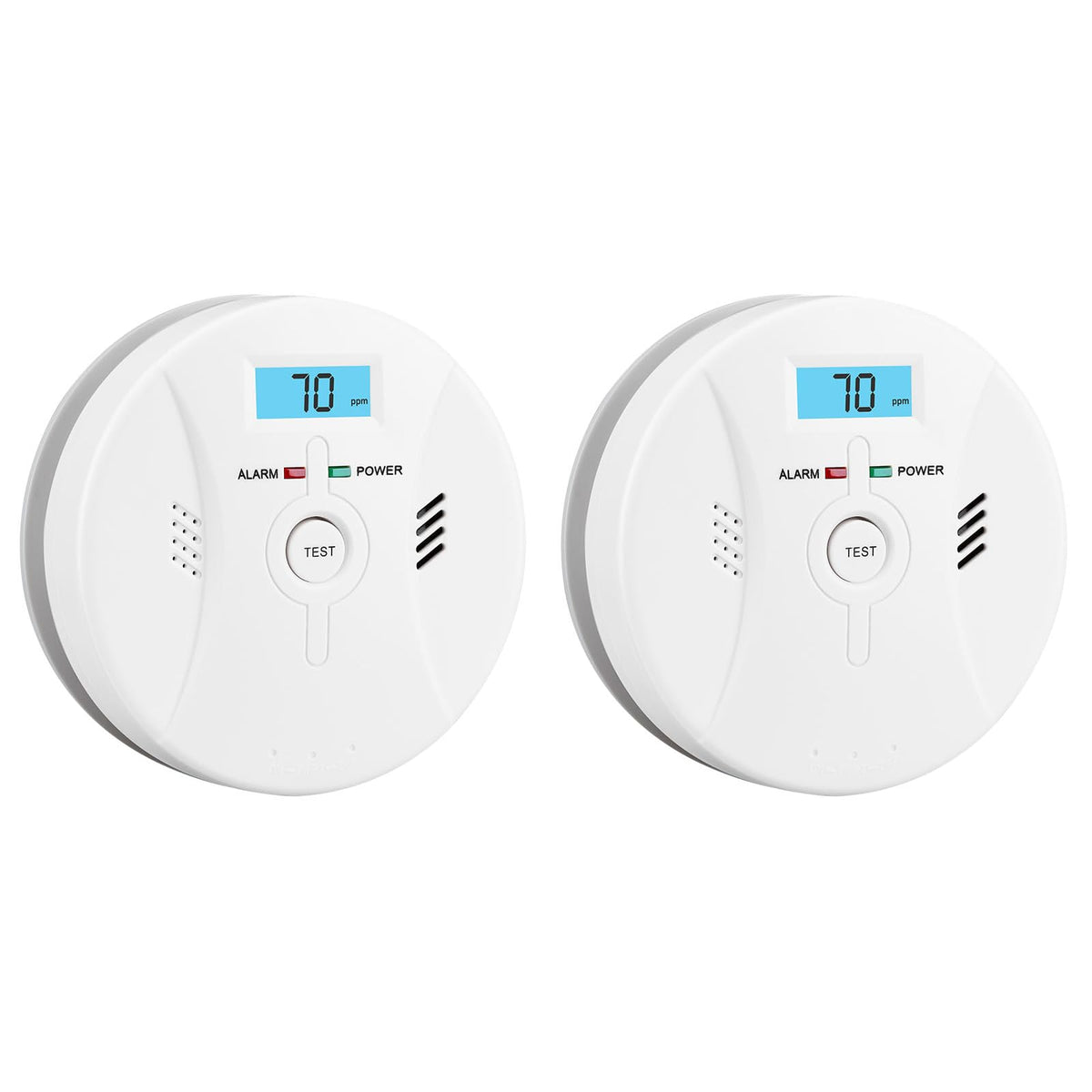 SHYEEH CDR-803 2-in-1 smoke and CO detector in a home setting