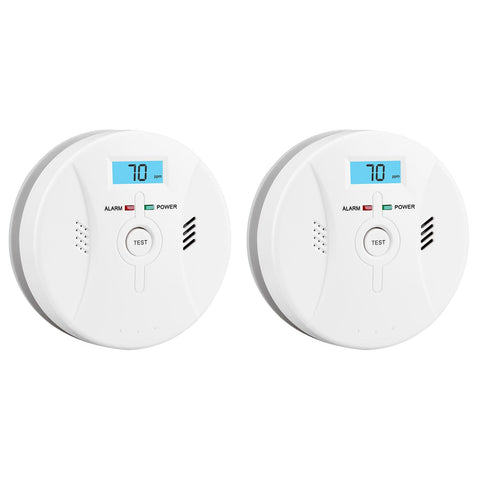 SHYEEH CDR-803 2-in-1 smoke and CO detector in a home setting