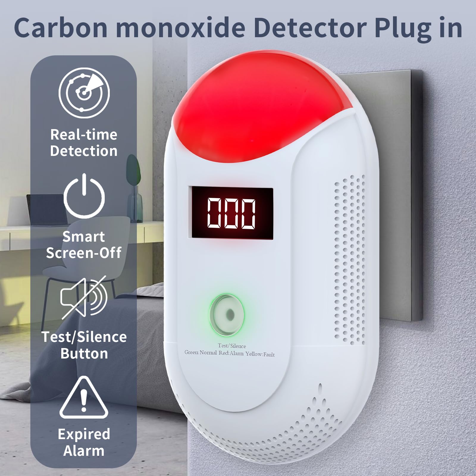 SHYEEH GLY-CO806 85dB alarm for immediate alerts
