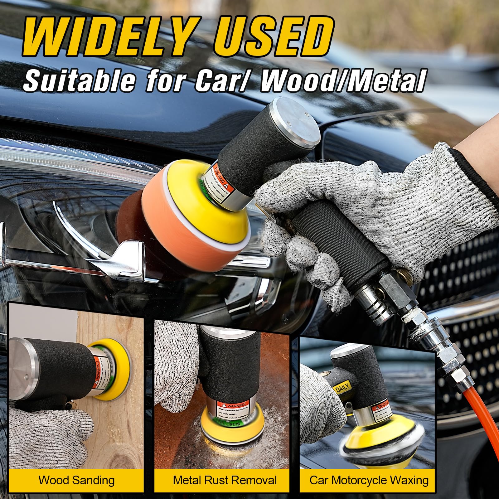 SI FANG mini orbital sander 2in suitable for smooth surfaces