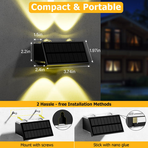 SIAFAVOI focused lens LED improves visibility on fences and steps