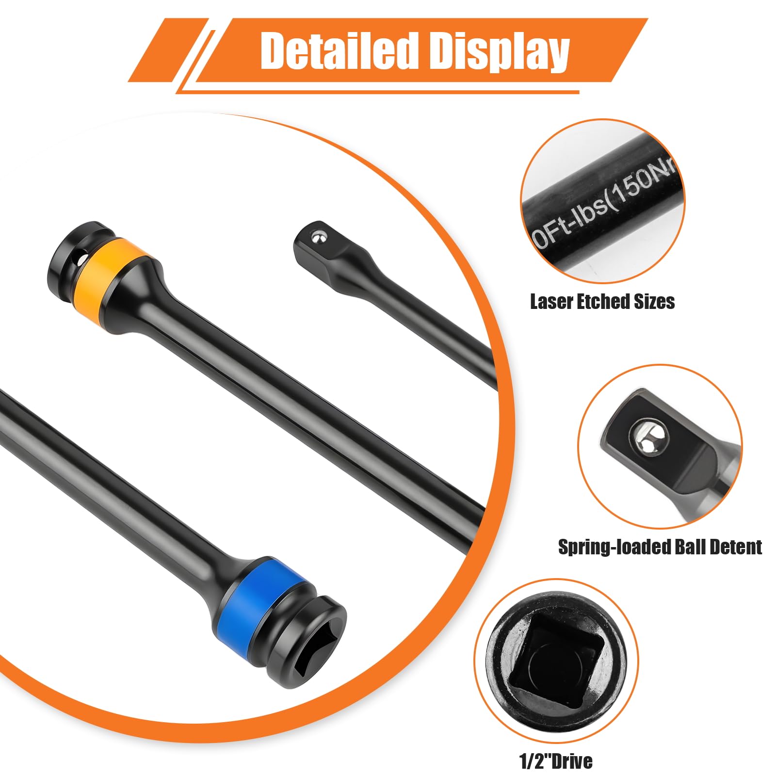 1/2-inch drive compatibility of Siapupy kit with impact wrenches