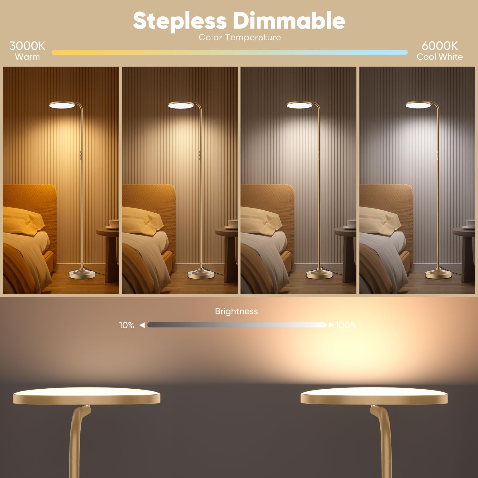 SIBRILLE 350-degree rotating head enabling versatile task lighting