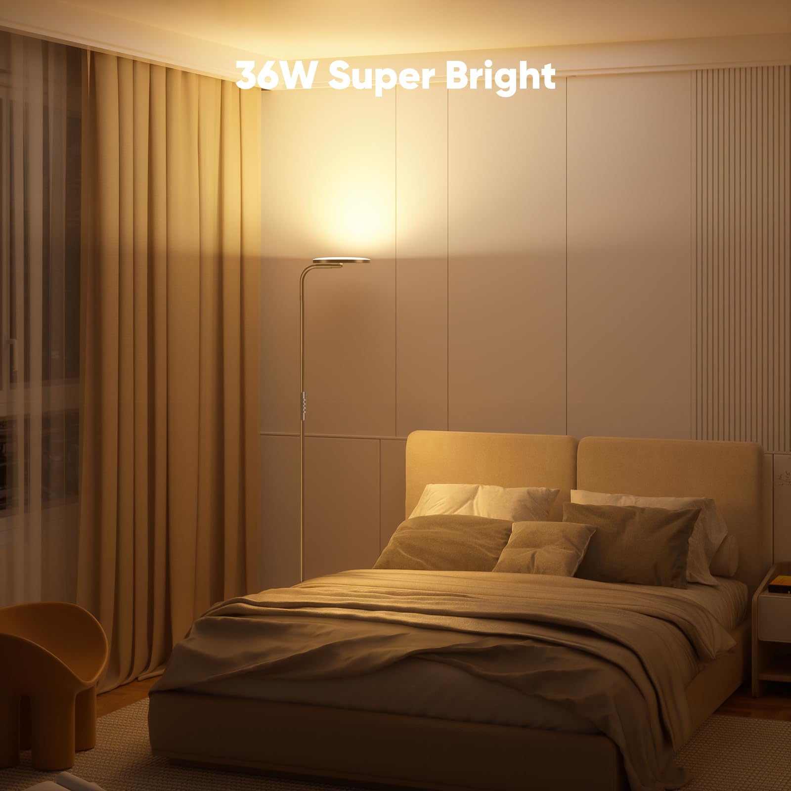 SIBRILLE lamp remote magnetically attached for convenient adjustments
