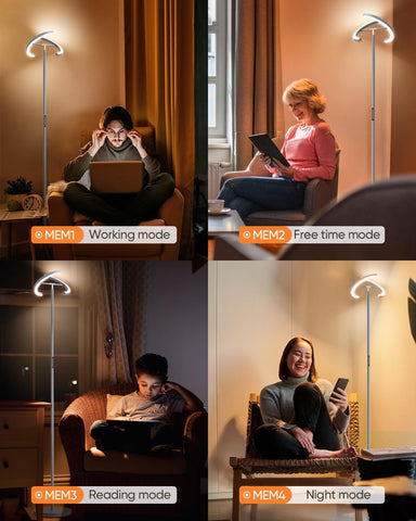 SIBRILLE two adjustable parts allow versatile light distribution.