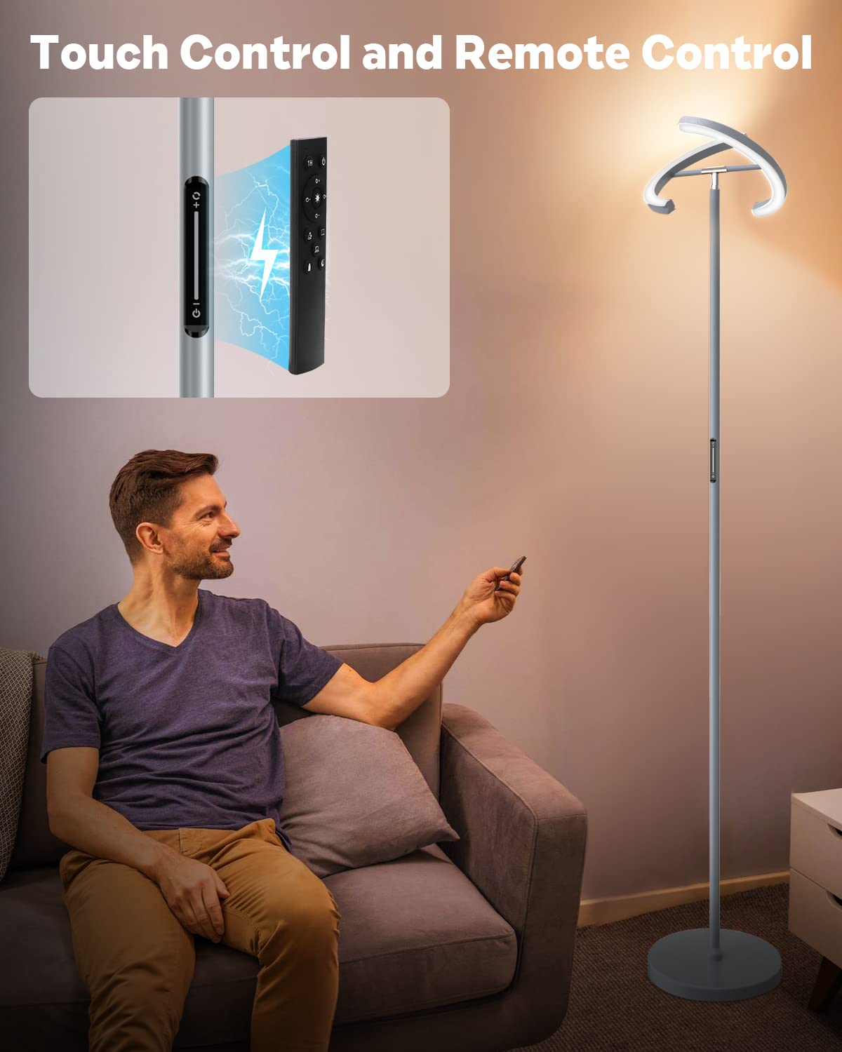 SIBRILLE warm-to-cool light from 3000K to 6000K for different tasks.