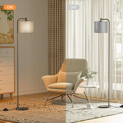 SIBRILLE 9W LED bulb included for immediate, efficient lighting.